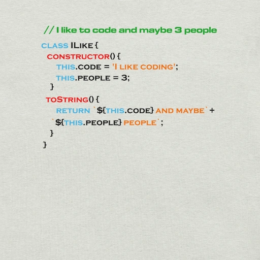 Picture of I Like To Code And Maybe Three People Tee