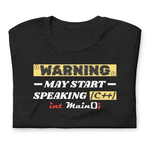 Picture of May start speaking C++ Shirt