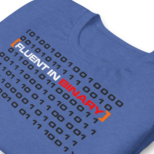 Picture of Fluent In Binary Shirt