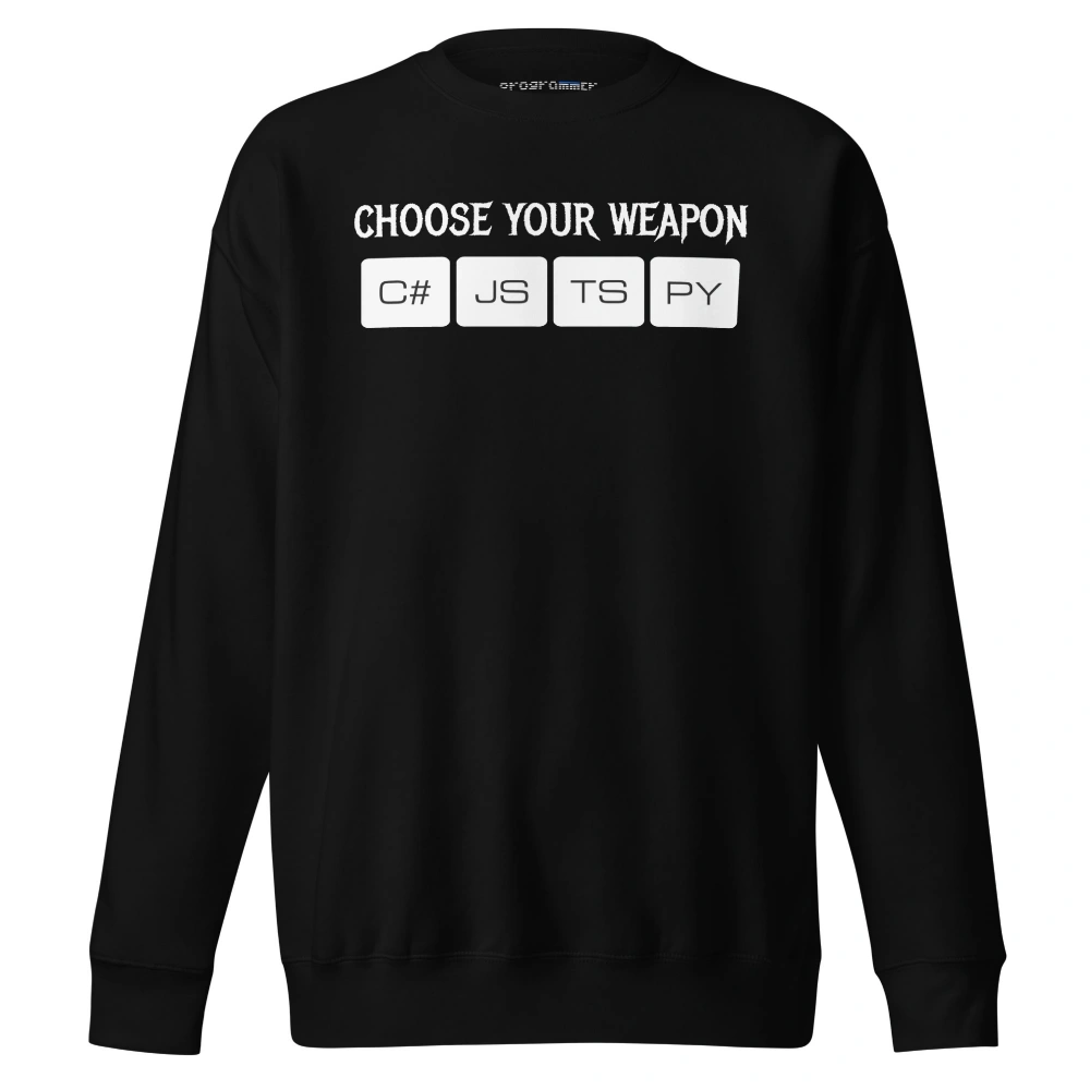 Picture of Choose Your Weapon Sweater