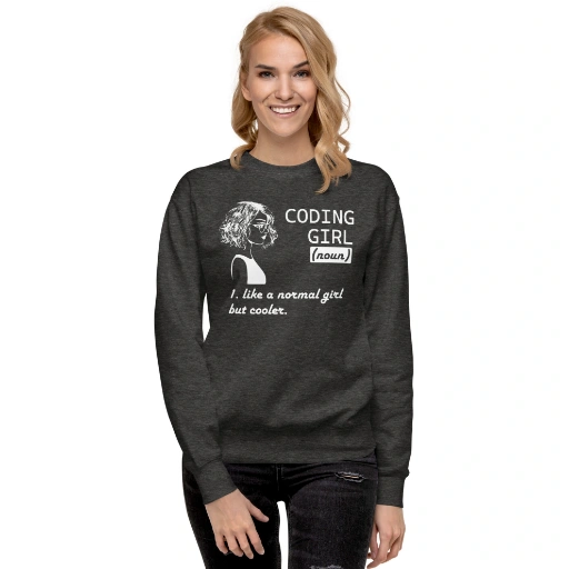 Picture of Cool Coding Girl Sweater