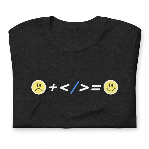 Picture of Coding Makes Me Happy Shirt