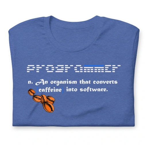 Picture of CONVERT CAFFEINE INTO SOFTWARE SHIRT