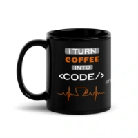 Picture of I Turn Coffee Into Code Coffee Mug