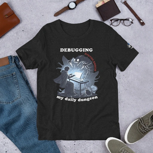 Picture of Debugging My Daily Dungeon Shirt