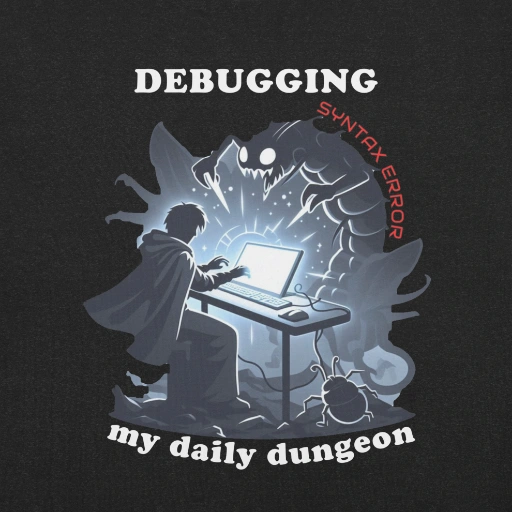 Picture of Debugging My Daily Dungeon Shirt