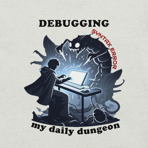 Picture of Debugging My Daily Dungeon Shirt