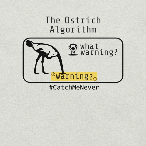 Picture of The Ostrich Algorithm Shirt