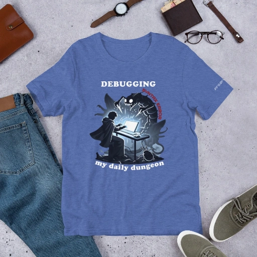 Picture of Debugging My Daily Dungeon Shirt