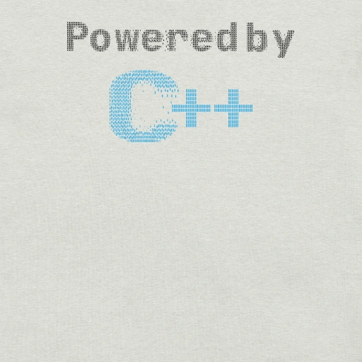 Picture of Powered By C++ Shirt