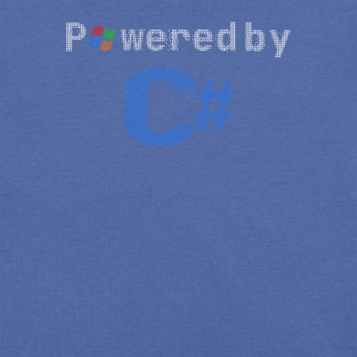 Picture of Powered By C-Sharp Shirt