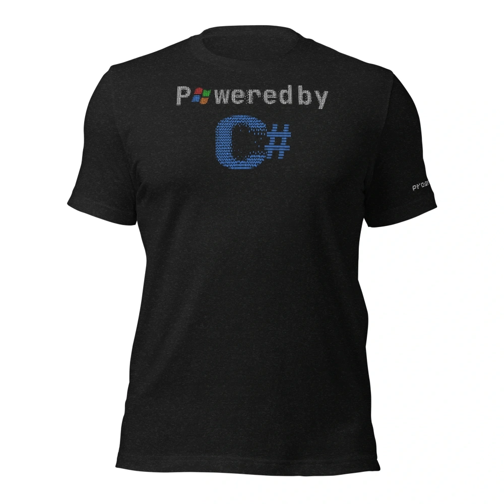 Picture of Powered By C-Sharp Shirt