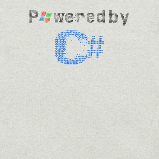 Picture of Powered By C-Sharp Shirt