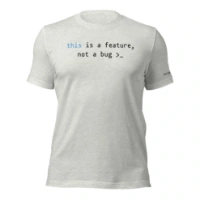 Picture of Javascript This Is A Feature Shirt