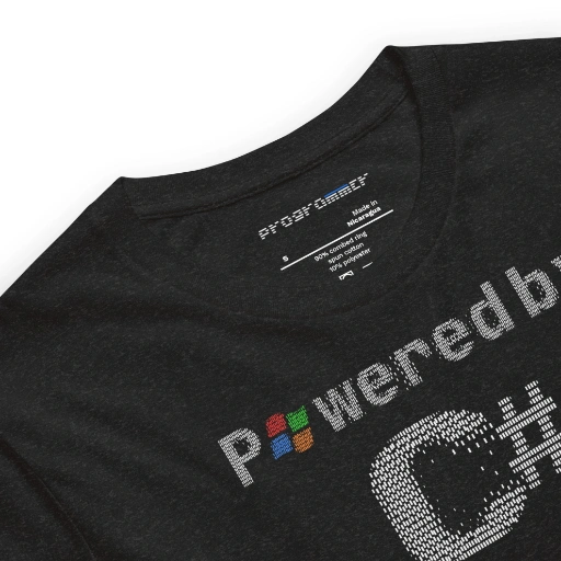 Picture of Powered By C-Sharp Shirt